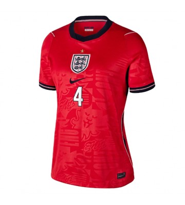England Declan Rice #4 Udebanetrøje Dame VM 2026 Kortærmet